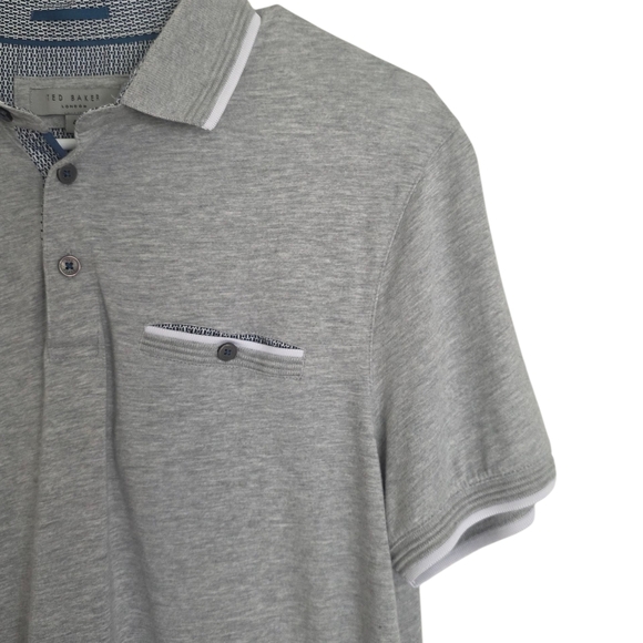 Ted Baker London Polo With Pocket Shirt Size 4 - Picture 2 of 7